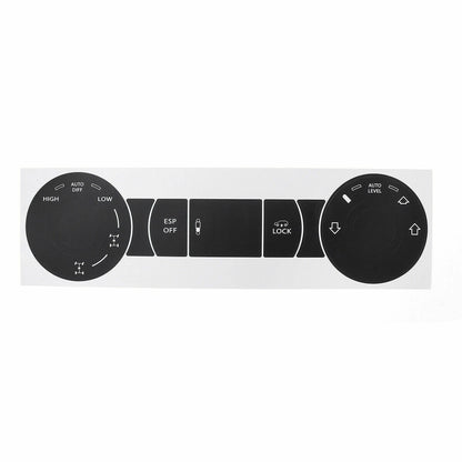 Button decals/stickers for VW TOUAREG (2004–2009)