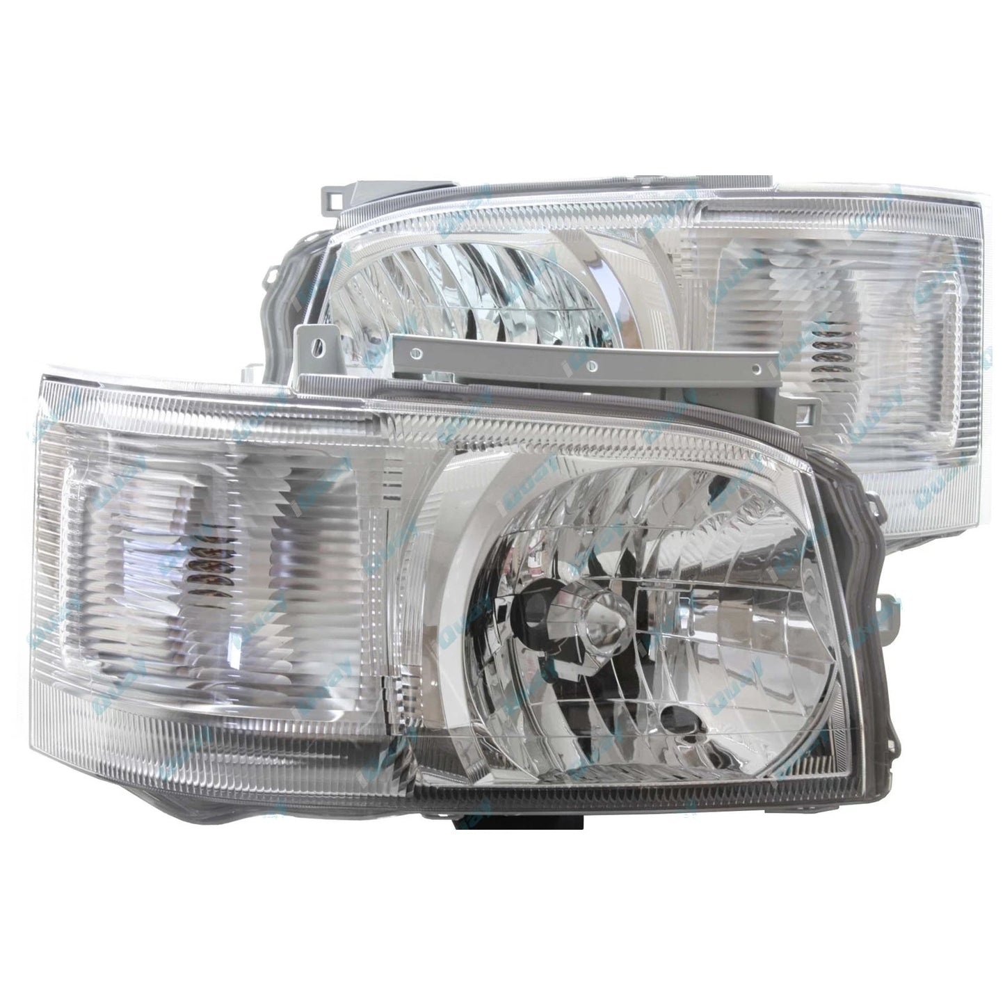 HeadLights LH+RH Pair for Toyota Hiace Van LWB/Commuter Left+Right 2005~2010