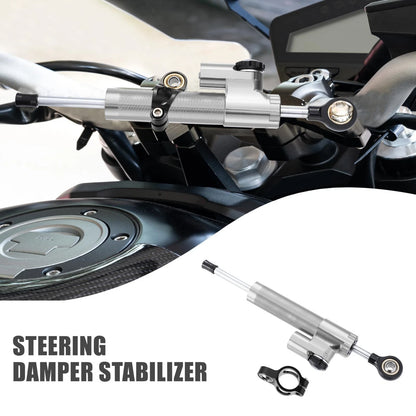 Steering Damper Adjustable Linear Stabilizer for Universal Motorcycle