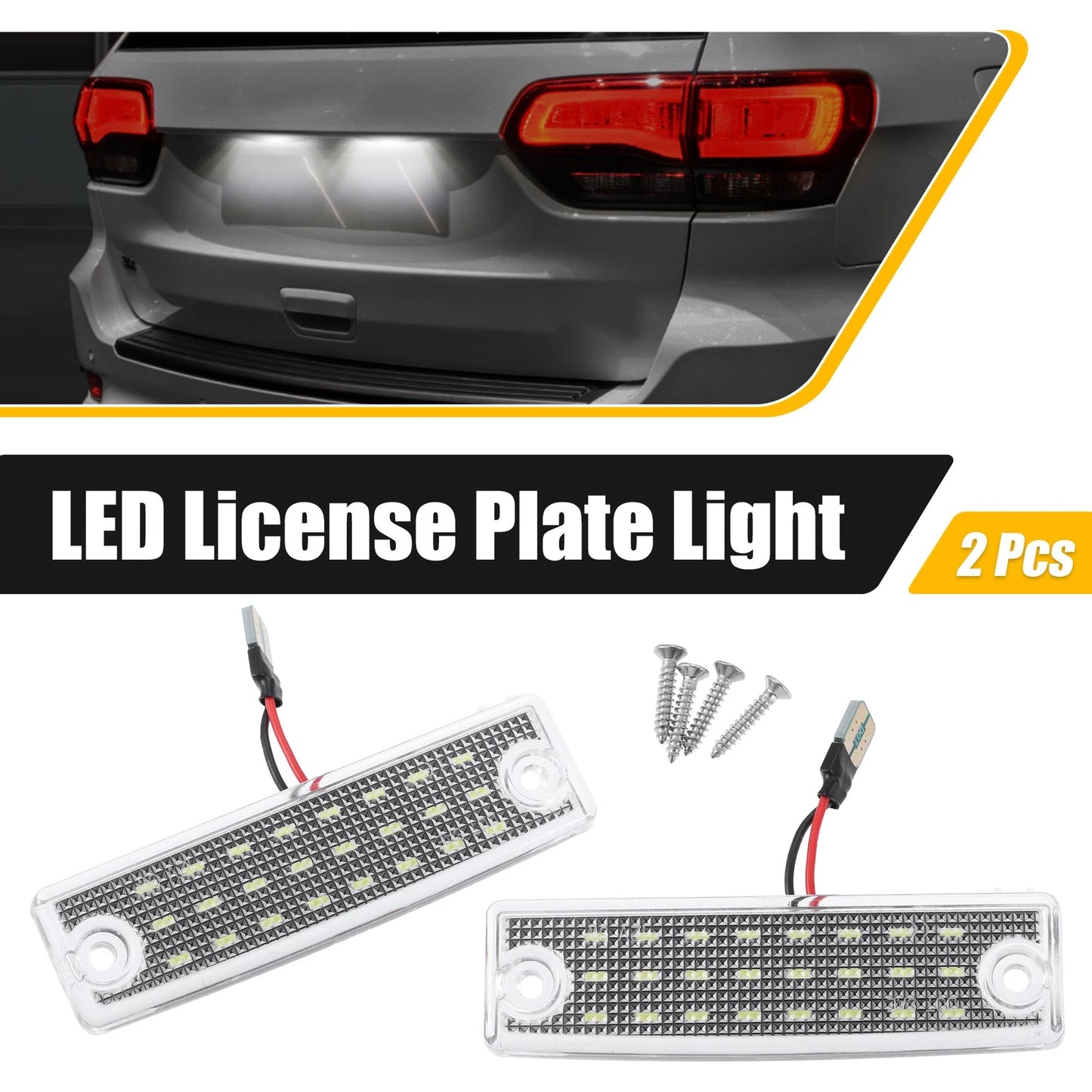 LED License Plate Light Assembly for Toyota 4Runner (2003-2023)