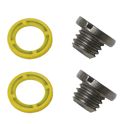 2Pcs Lower Unit Drain Plug Gearcase Screw for Mercury/Mercruiser