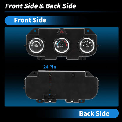 A/C Heater Climate Control Module Panel for Ram 1500 (2014-2018)