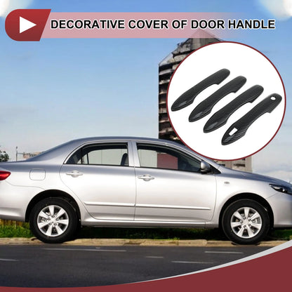 4 x Car Door Handle Cover Black ABS for Toyota Camry (2018–2024)