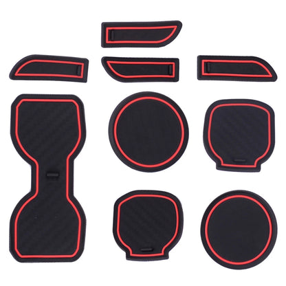 18pc Cup Door Center Console Liner Mat Trim for Toyota Tacoma (2016-2019)