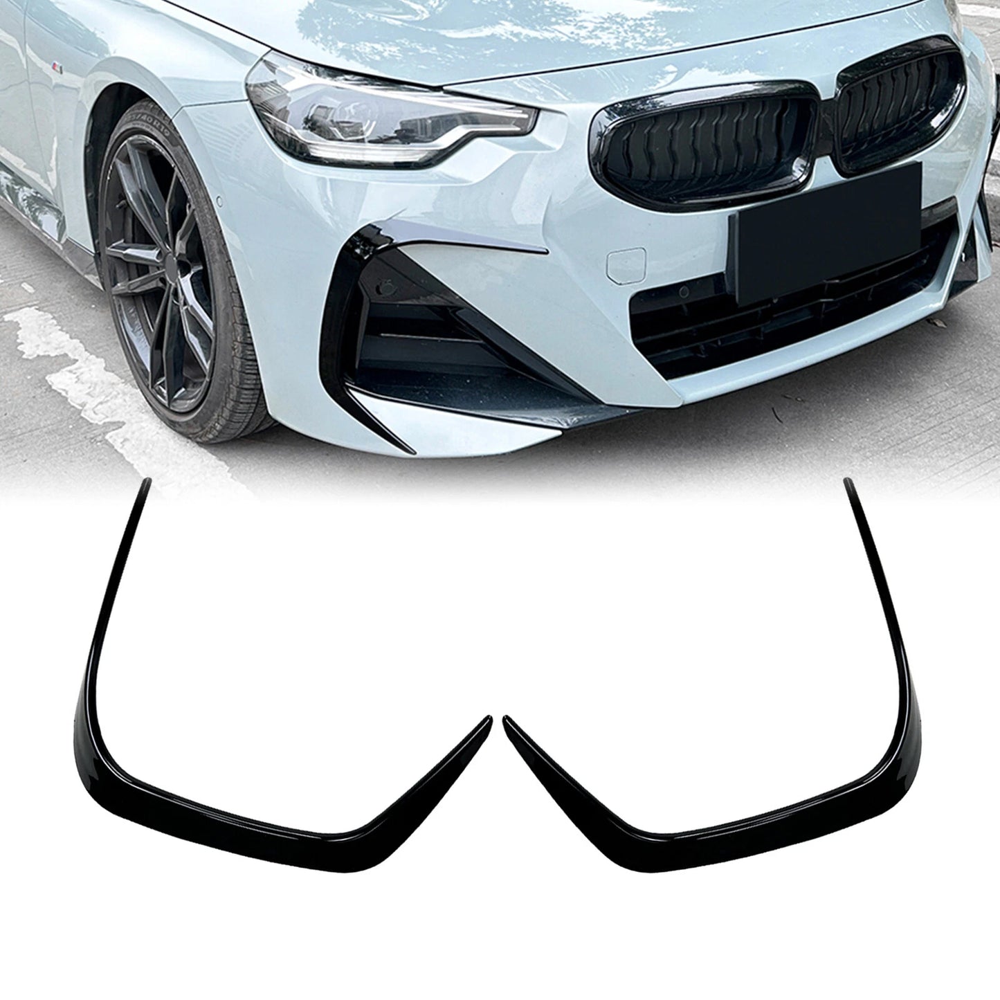 Bumper Side Air Vent Trims for BMW 2 Series G42 (2022-2025)