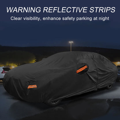210D-PU Waterproof Car Cover for Acura TLX Driver Door Zipper