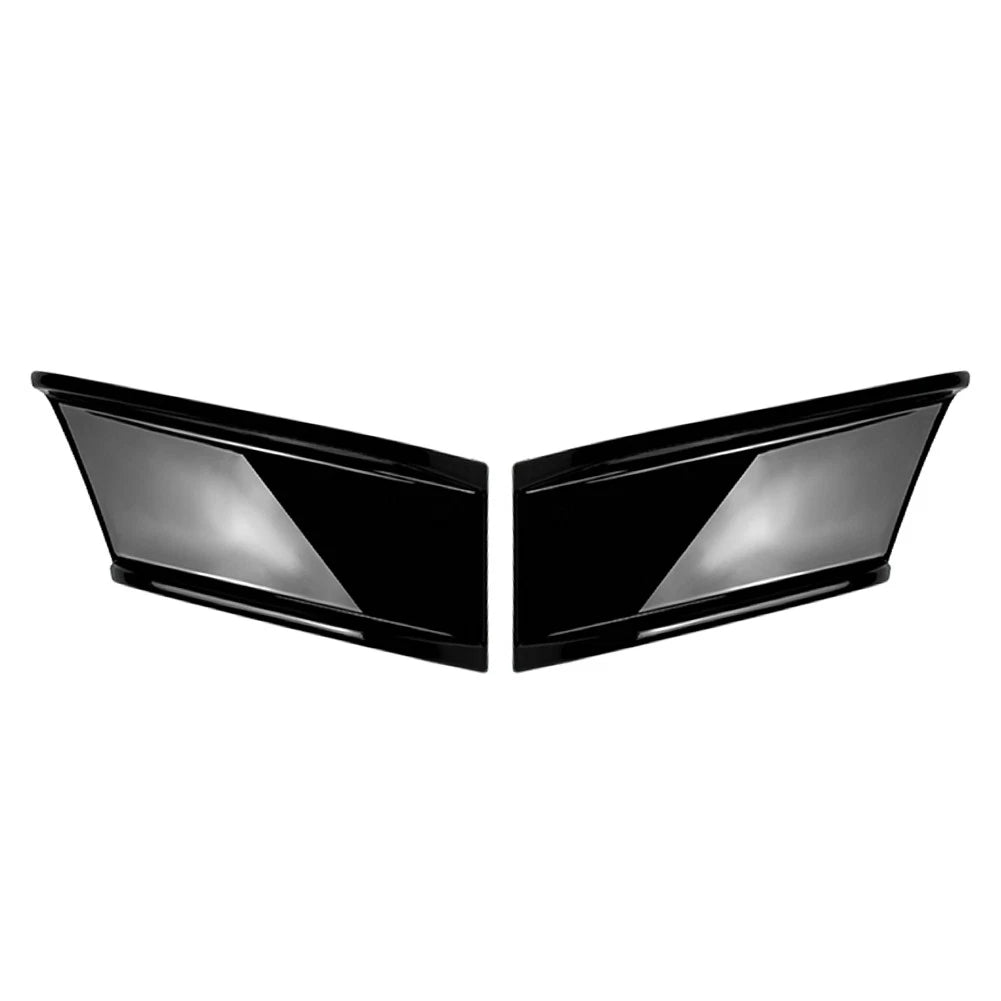 Black Front Bumper Side Splitter Spoiler for BMW 4 Series G22 G23 M Sport (20-24)