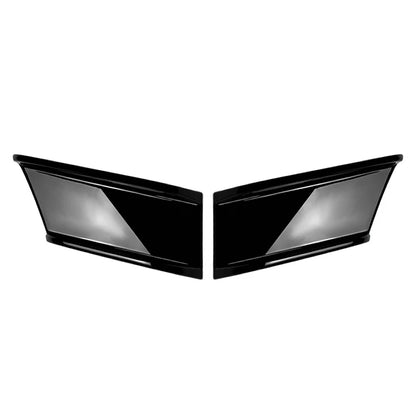 Black Front Bumper Side Splitter Spoiler for BMW 4 Series G22 G23 M Sport (20-24)