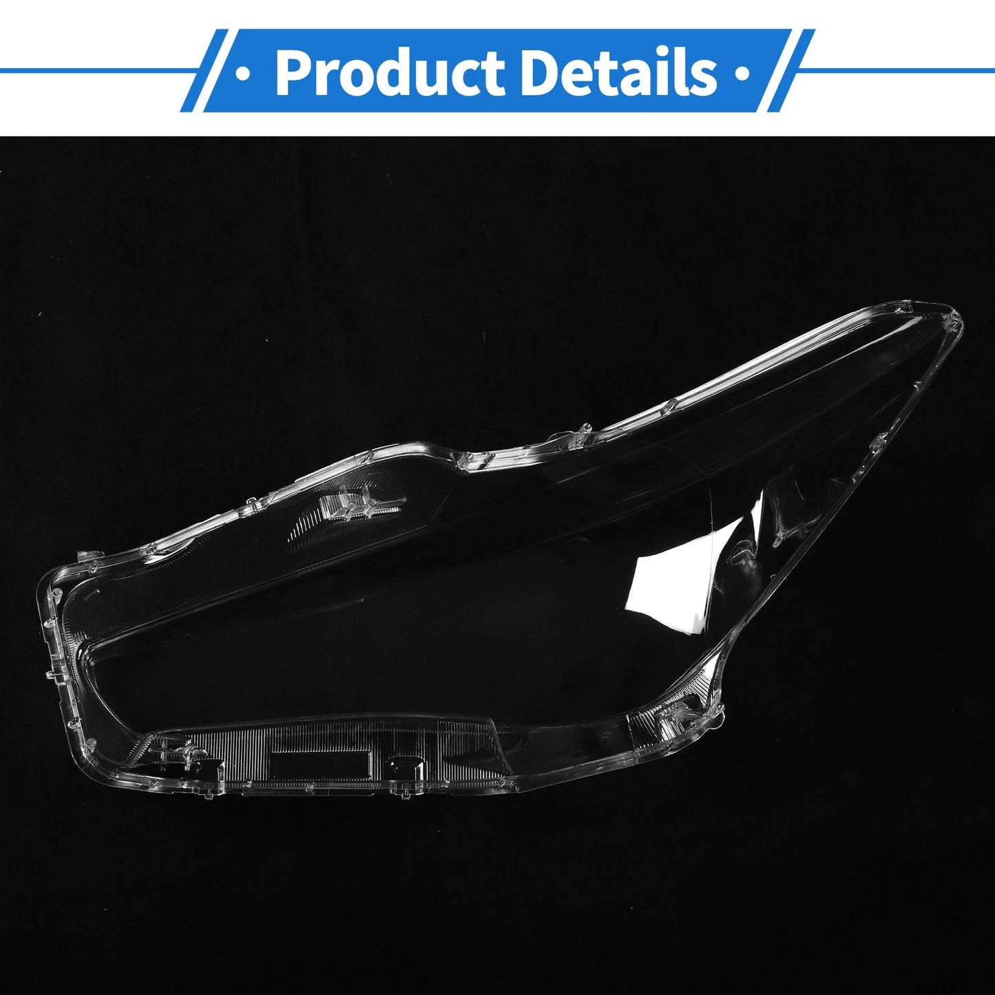 Front Right Headlight Lens Cover Infiniti Q50 (2014 - 2021) PC Clear