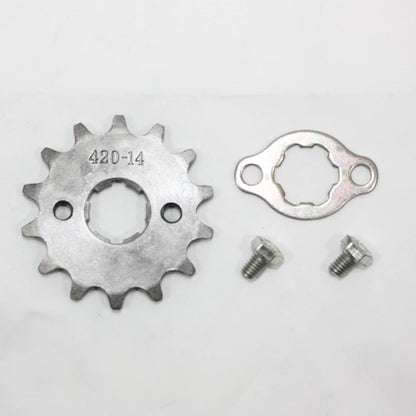 14T 20mm Front Sprocket for PIT TRAIL QUAD DIRT BIKE ATV BUGGY