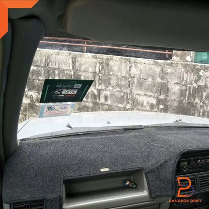 Grey Black Dash Mat Carpet Cover for Holden Rodeo Isuzu Ute (1997-2003)