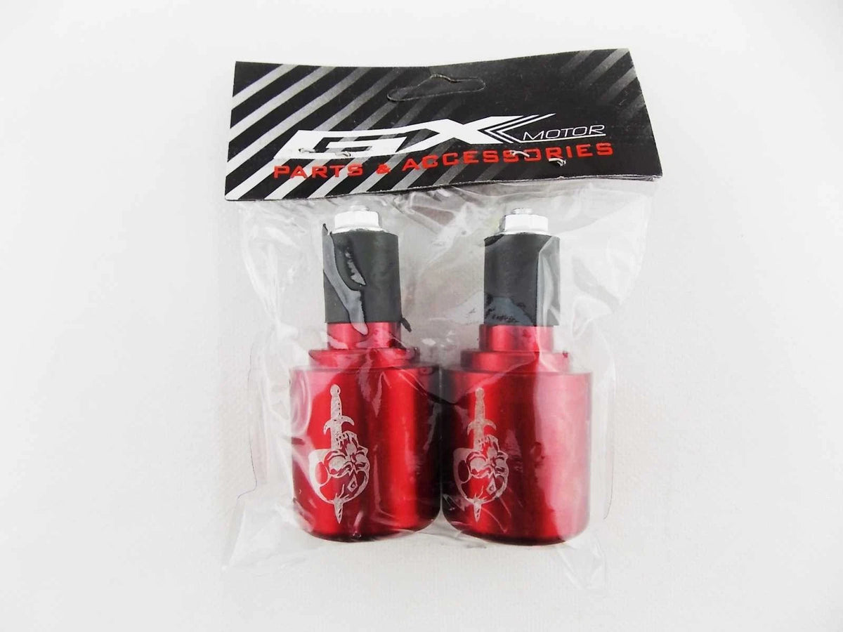 CNC Billet Alloy Bar End Handlebar Ends Weight Slider Set 22mm for GXMOTOR (N/A)