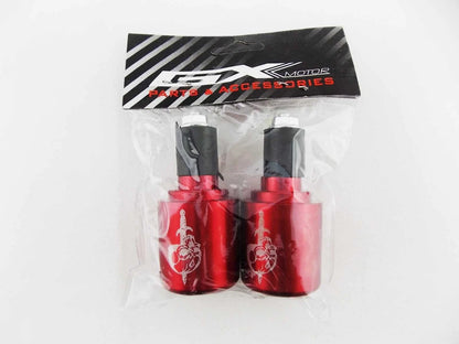 CNC Billet Alloy Bar End Handlebar Ends Weight Slider Set 22mm for GXMOTOR (N/A)