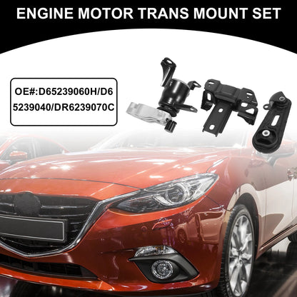 Engine Motor Trans Mount Set for Mazda 2 1.5L (2011-2013)