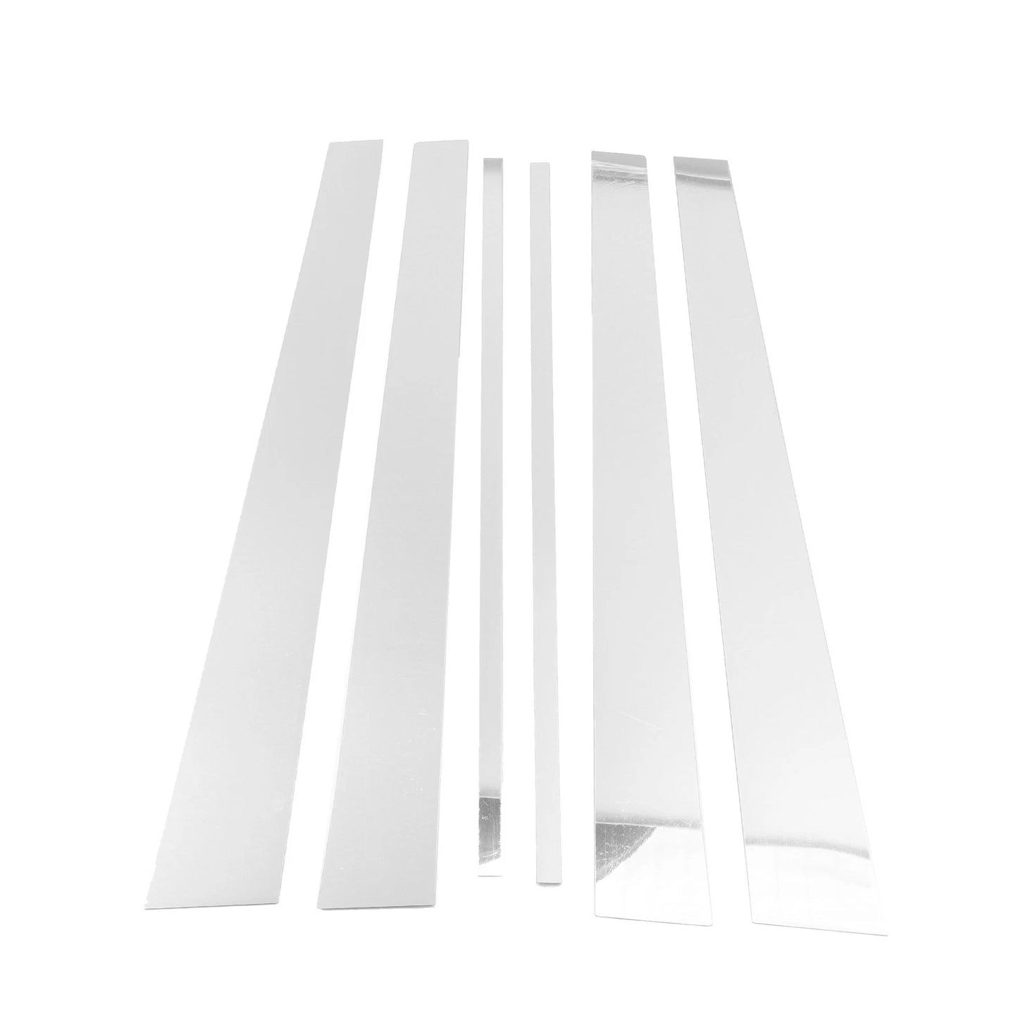 6 Pcs Chrome Silver Door Pillar Window Trim for Lexus LX (1998-2007)
