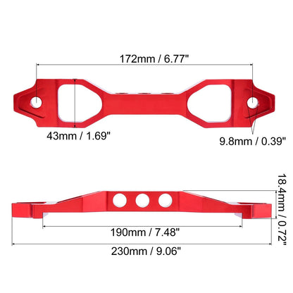 190mm Red Aluminum Alloy Battery Tie Down Bracket for Honda Civic (1996-2000)