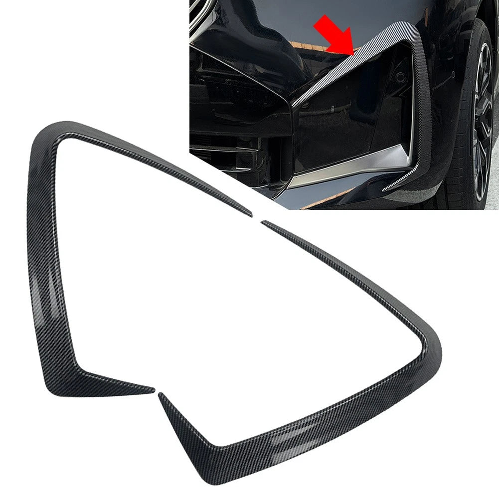 Carbon Fiber Front Bumper Side Spoiler Trim for BMW X3 G45 (2025+)