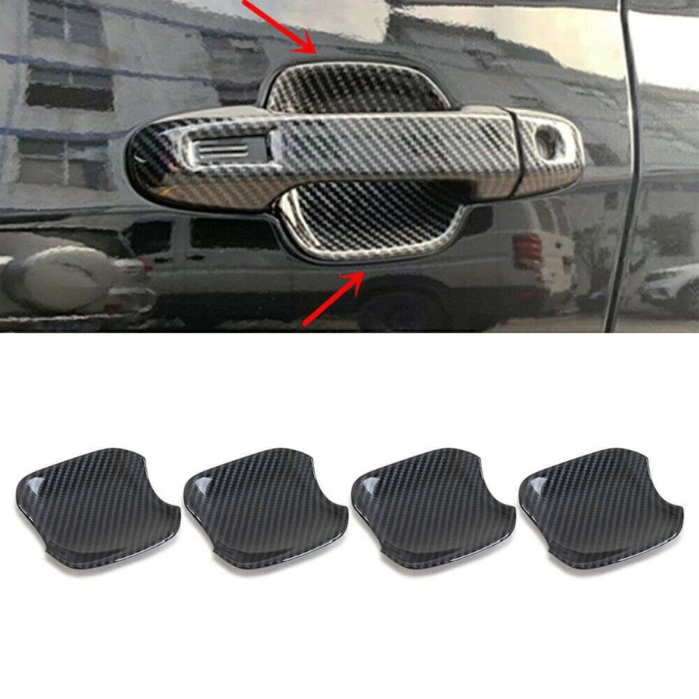Carbon Fiber Door Handle Bowl Cover Trim for Subaru Forester (2019-2022)