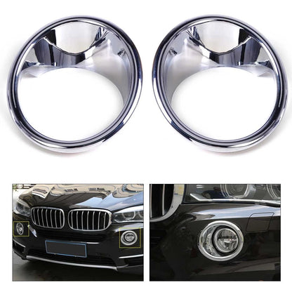 2 x Front Fog Light Lamp Covers for BMW X5 F15 (2014-2018)