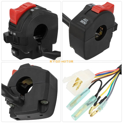 Headlight On/Off Handlebar Start Switch for Polaris Trail Boss Big Boss 250