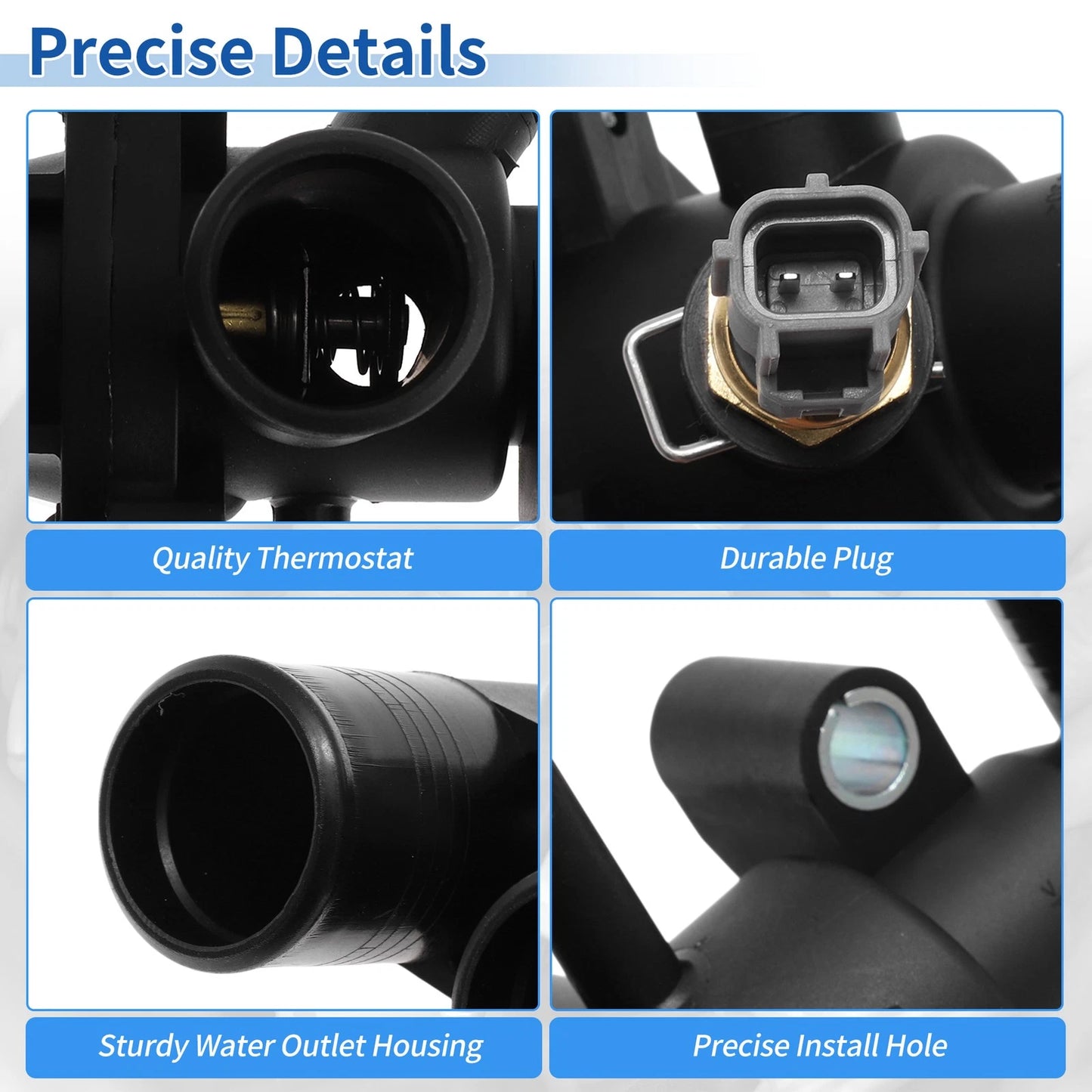 Engine Coolant Thermostat Housing for Ford Transit Bus (2014-2023)