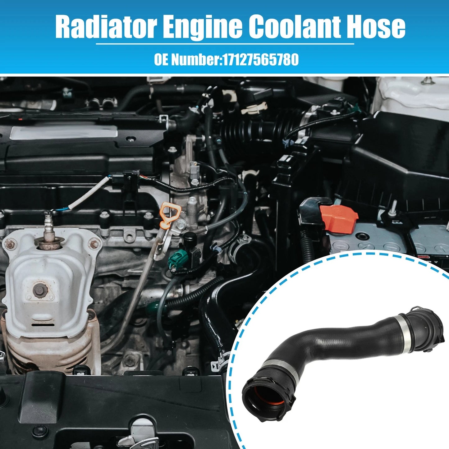 Lower Hose Radiator Coolant for BMW 525xi (2006-2007)