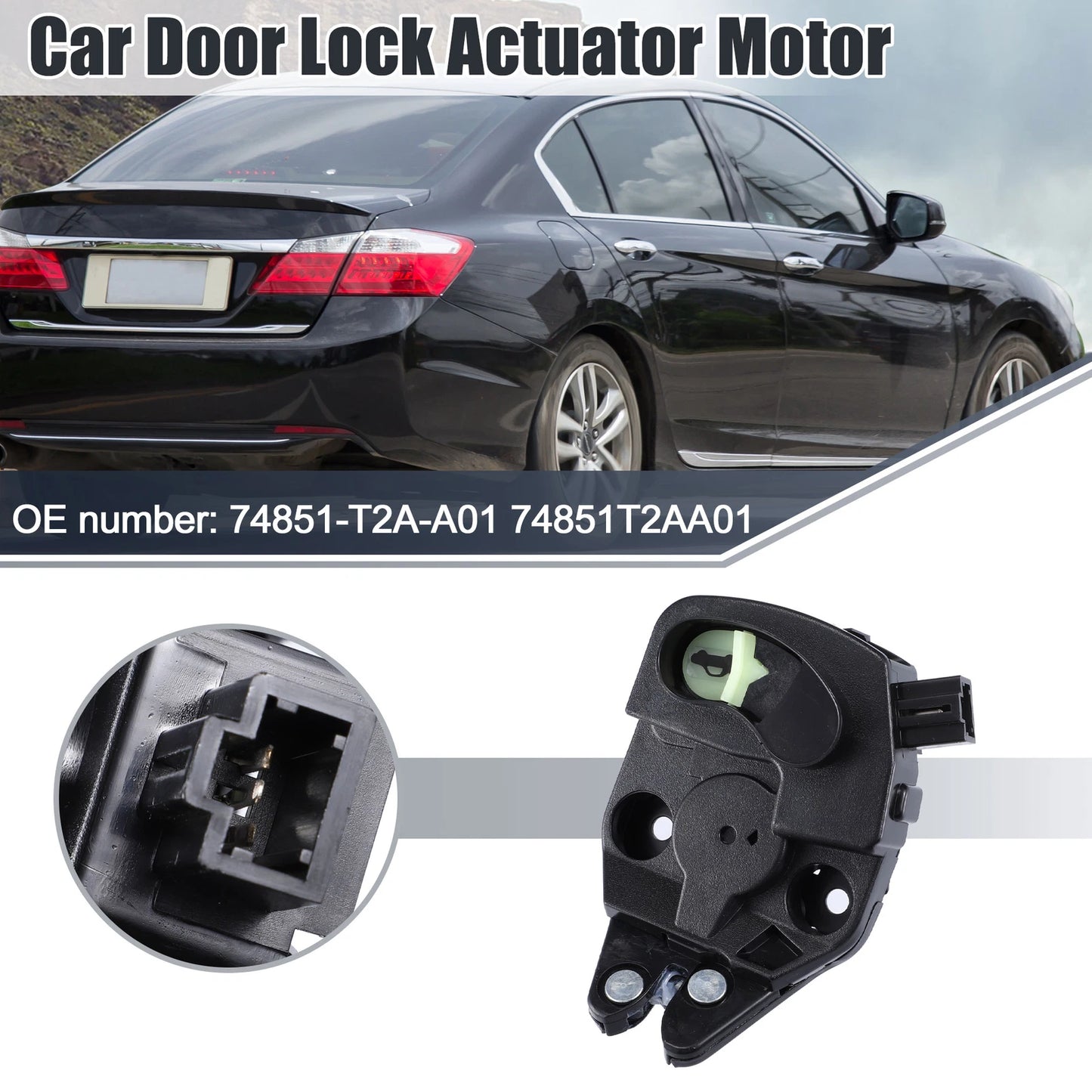 Rear Door Lock Actuator Motor for Honda Accord (2013-2017)