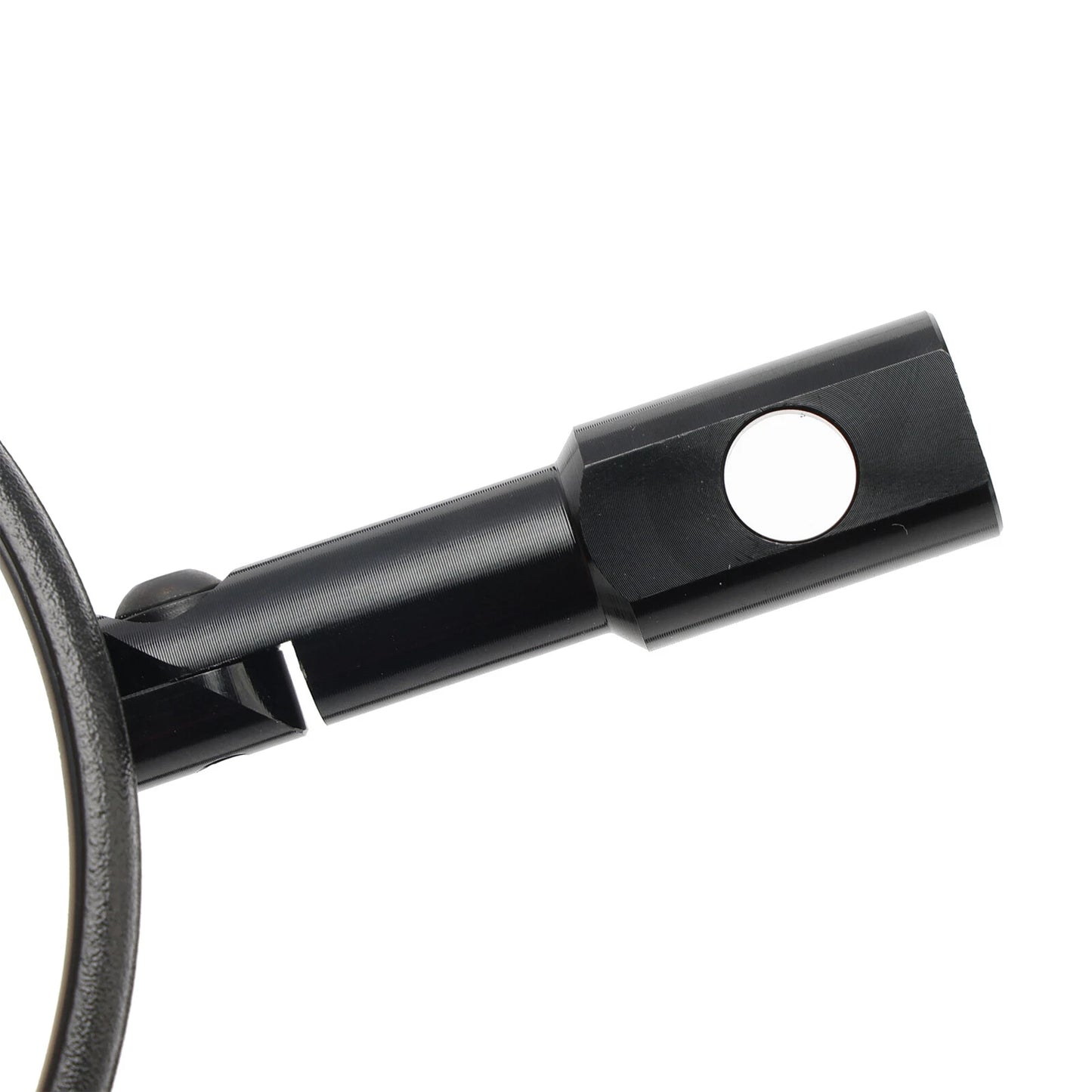 Handlebar End Mirrors 2 x Black Round Plastic M8 M10 for Superbike