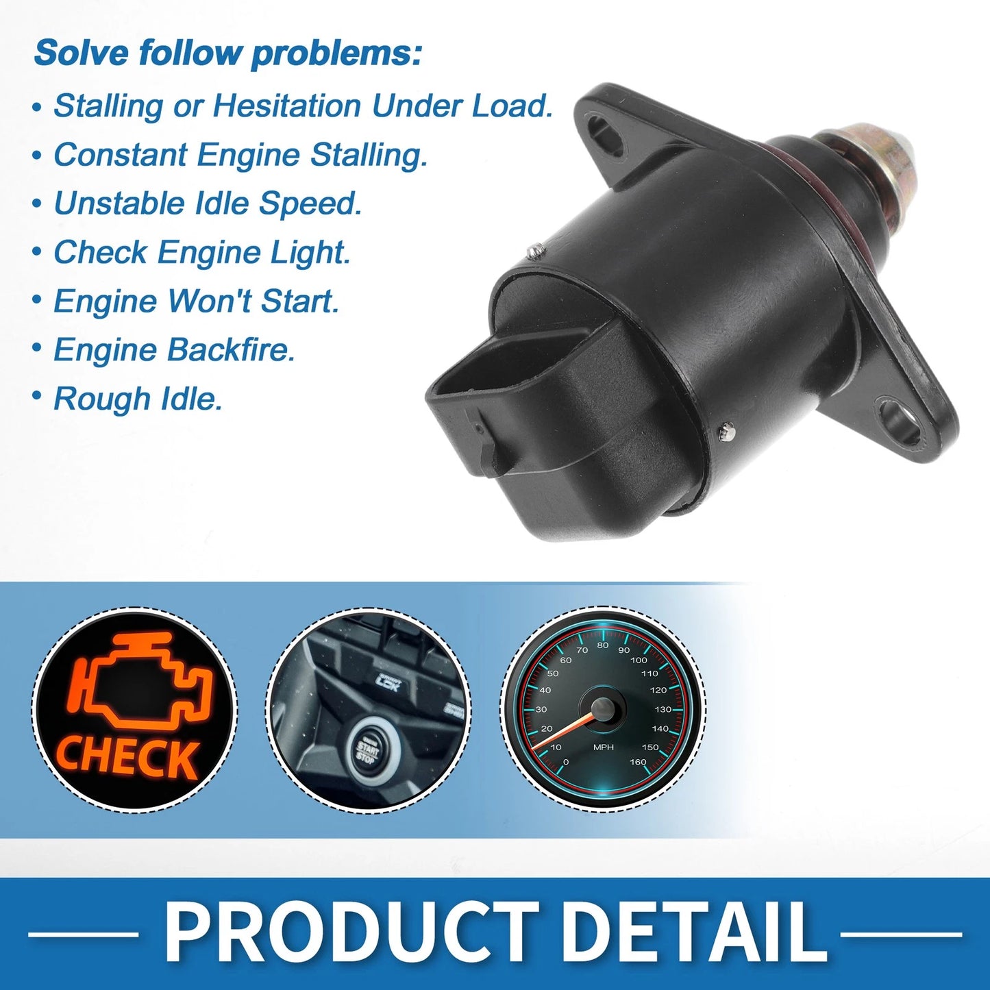 Idle Air Control Valve for Chevrolet Camaro (1994 - 1995)