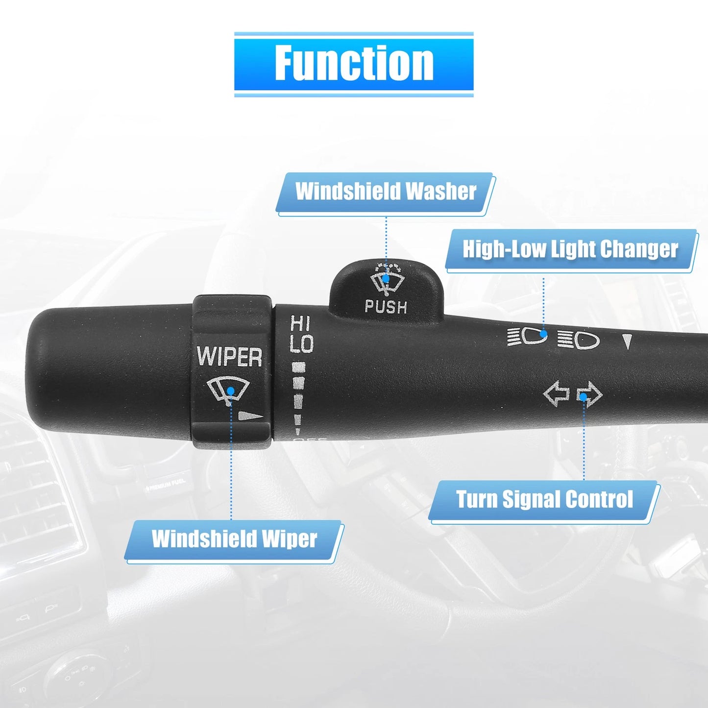 Multifunction Turn Signal Windshield Wiper Switch for Chevrolet Impala Monte