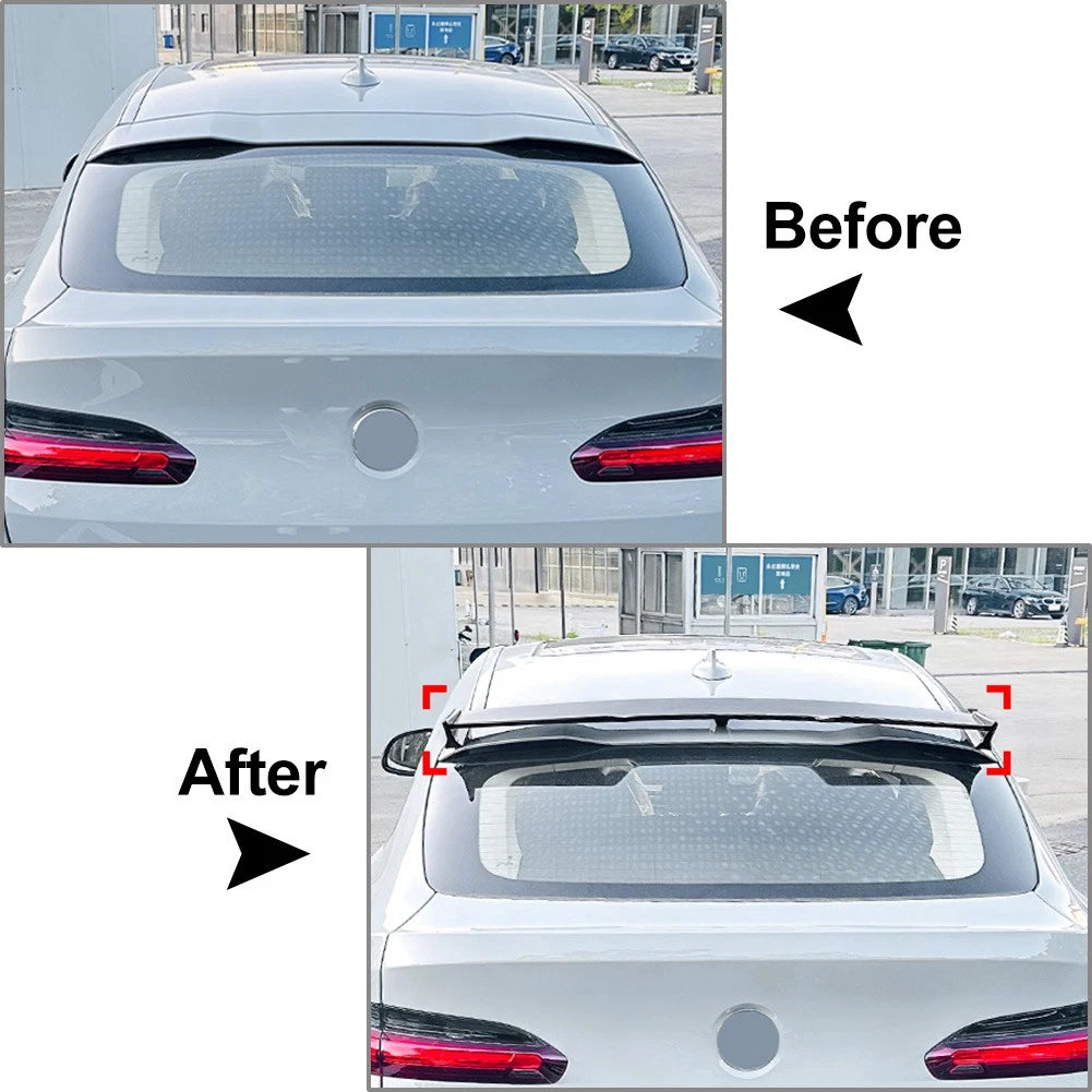 Carbon Fiber Rear Window Spoiler Wing Lip for BMW X4 G02 (2019-2024)