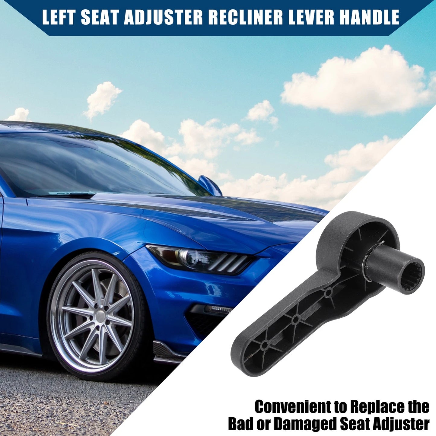 Left Side Seat Recliner Handle Lever for Ford Mustang (2005-2014)