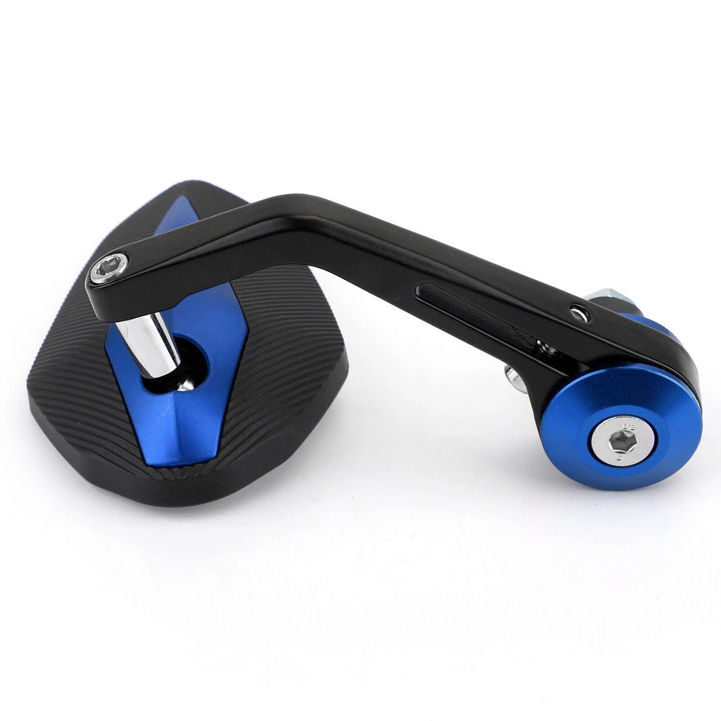 7/8" Blue Aluminium Rear View Bar End Mirror for Ducati Honda