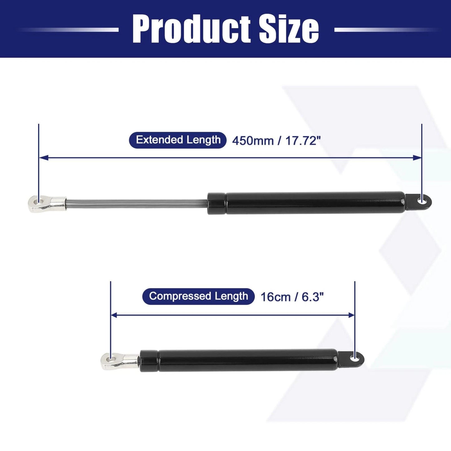 Hood Lift Supports 2 x Gas Springs for BMW 325i (1992-1993)