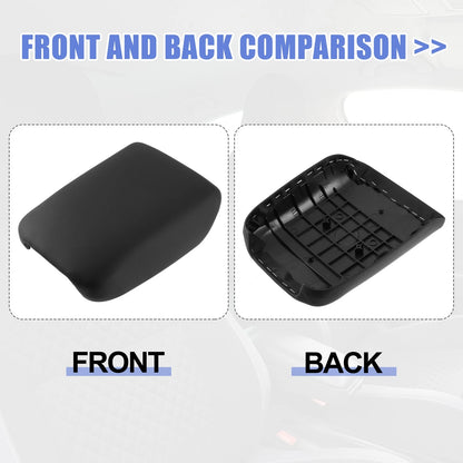 Car Console Lid Armrest Cover for Honda CR-V 2012-2016 - Black Armrest Cover