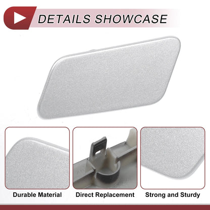 Front Left Washer Nozzle Cover for Lexus LX570 (2016-2021) - Silver Tone