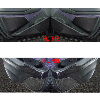 8 Pcs Car Door Anti Kick Pad Protection Covers for Toyota CHR (2016-2022)