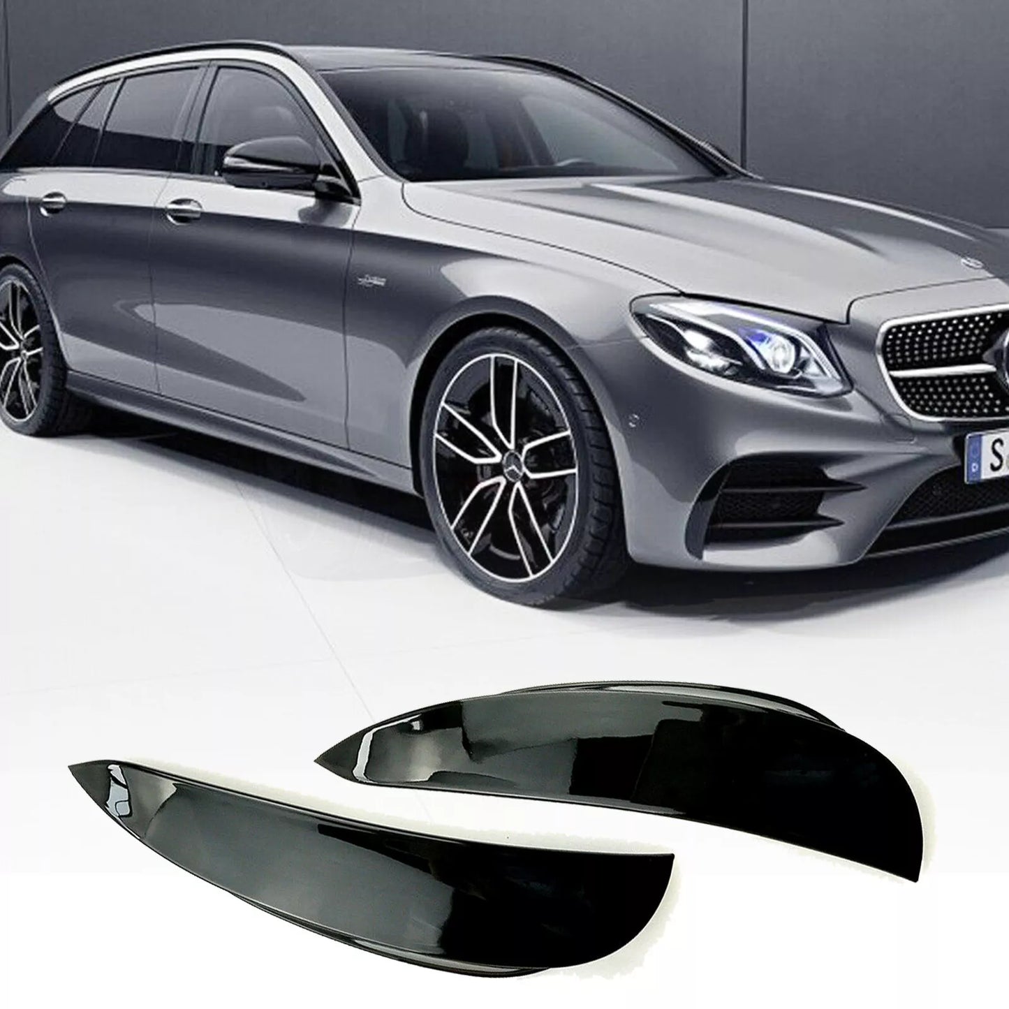 Front Bumper Side Air Vent Trim for Mercedes Benz W213 E43 E200L AMG (2017-2020)