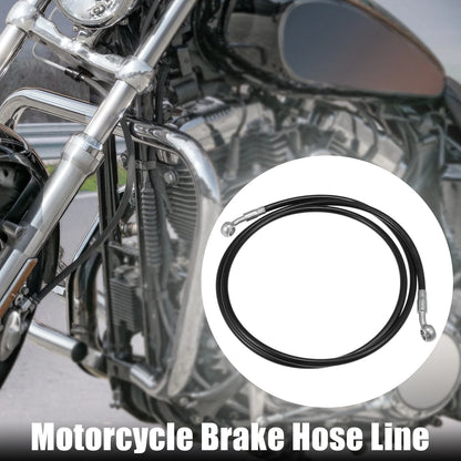 Brake Hose 150cm Hydraulic Brake Line Oil Hose Black for Motorcycle