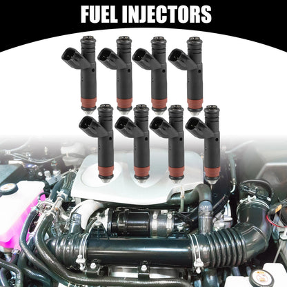 8 Pcs Fuel Injectors for Ford Explorer (2006-2010)