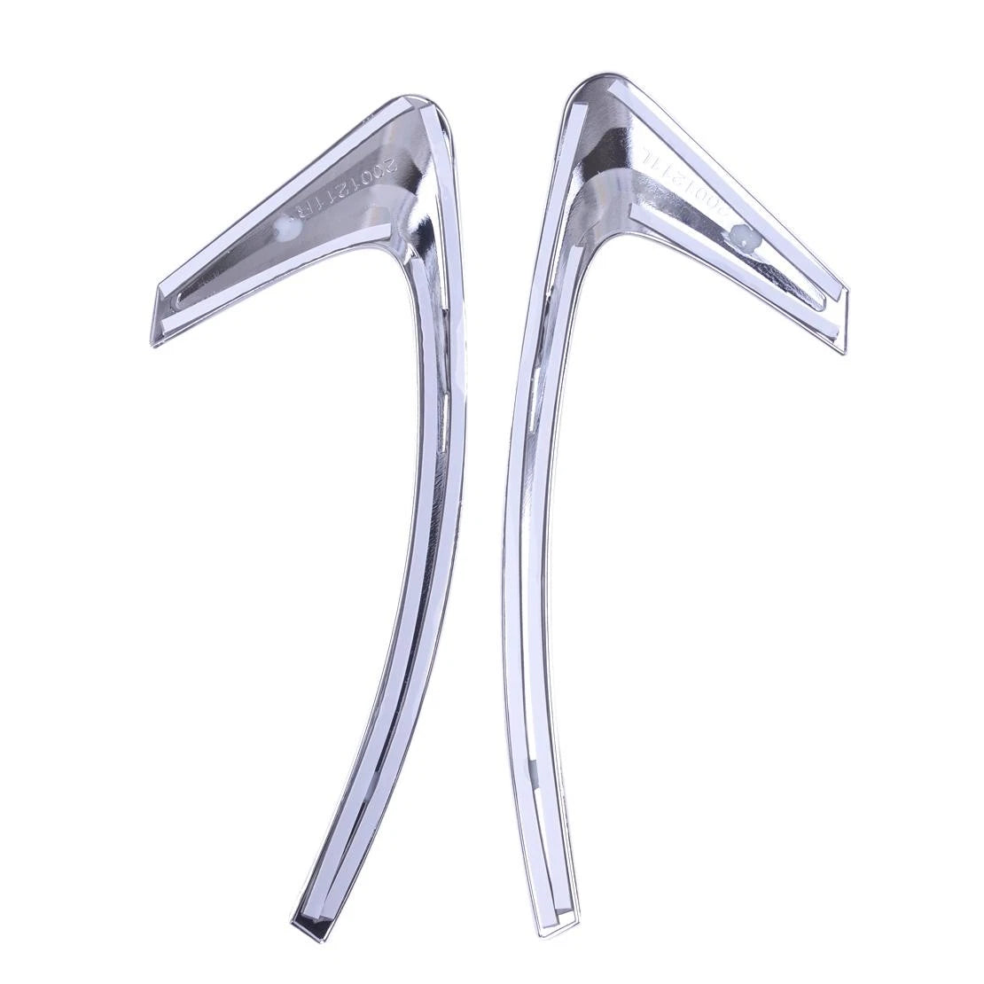 Chrome Rear Fog Light Eyebrow Cover Trim for Renault Kadjar (2015-2018)