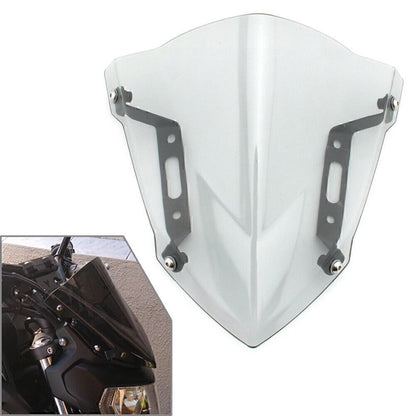 Grey Windshield Wind Deflector for Yamaha MT-07/FZ-07 (2018-2021)
