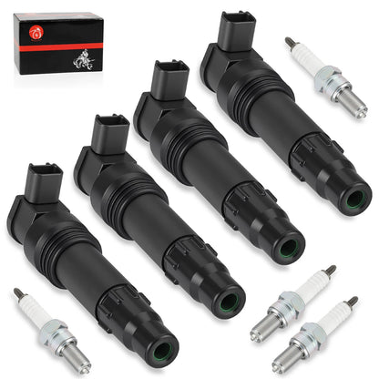 4 x Coils Iridium Spark Plugs for Suzuki Hayabusa GSX1300R (1999–2021)