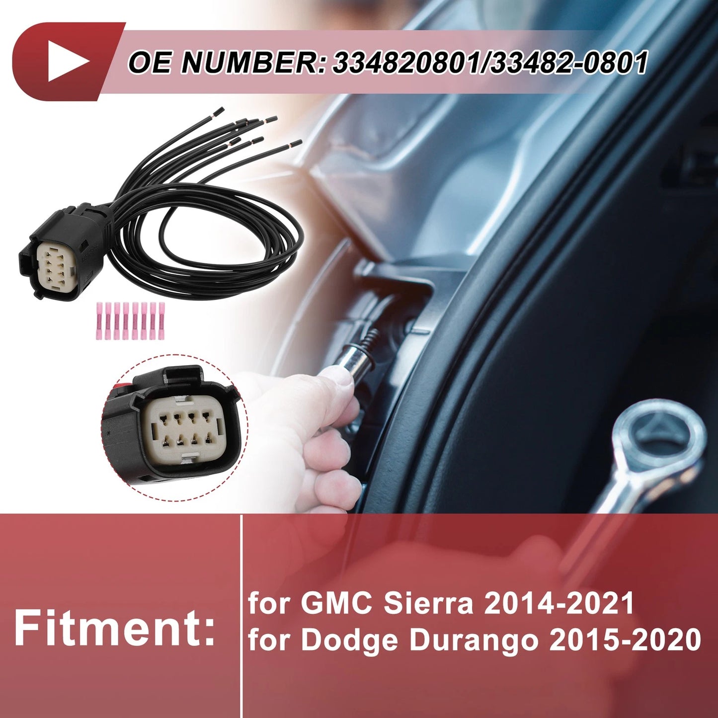 Headlight Light Socket Wiring for GMC Sierra (2014-2021)