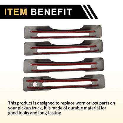 Car Door Handle Protector Set for Ford Maverick (2022-2023) Glossy Black