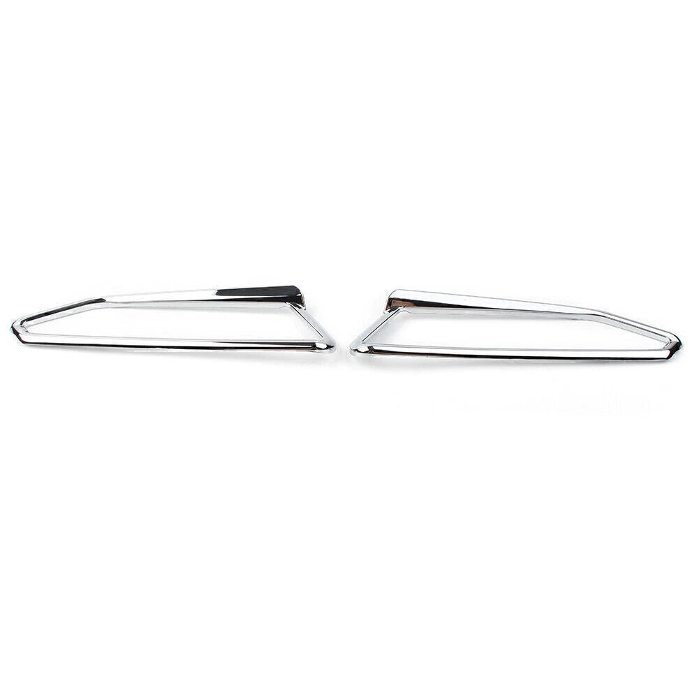 Motor Gloss Chrome Front Light Trim Accents for Honda Goldwing GL1800 (2018-2023)