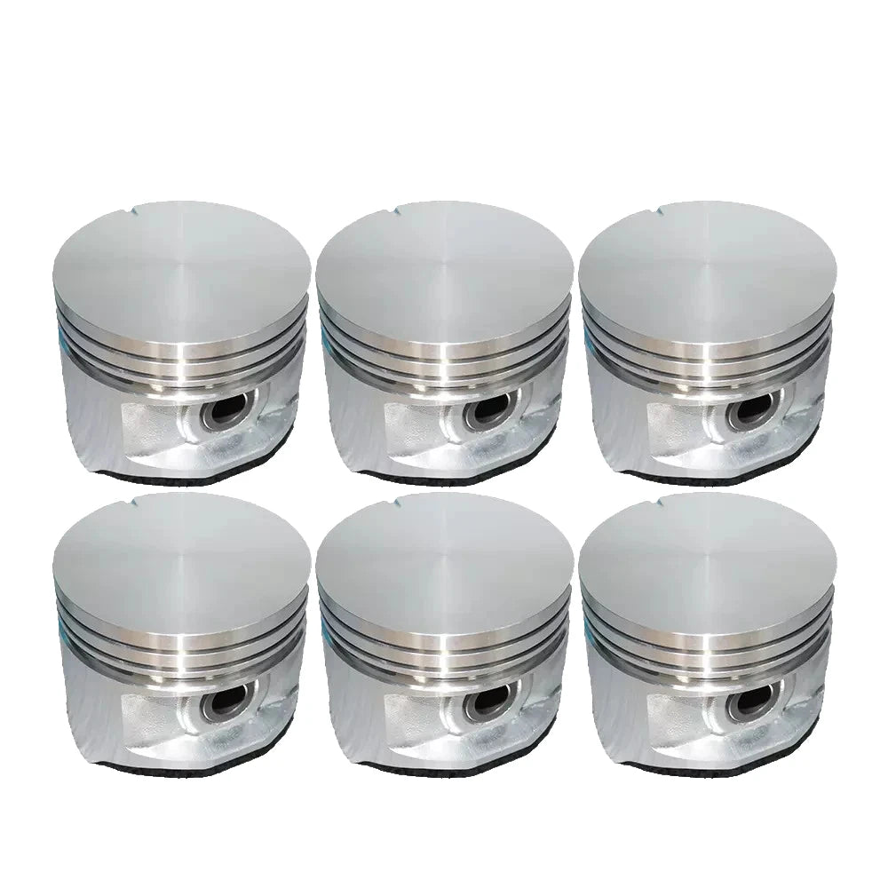 Flat Top Pistons & Pins for Holden Commodore VB VC VH VK blue black
