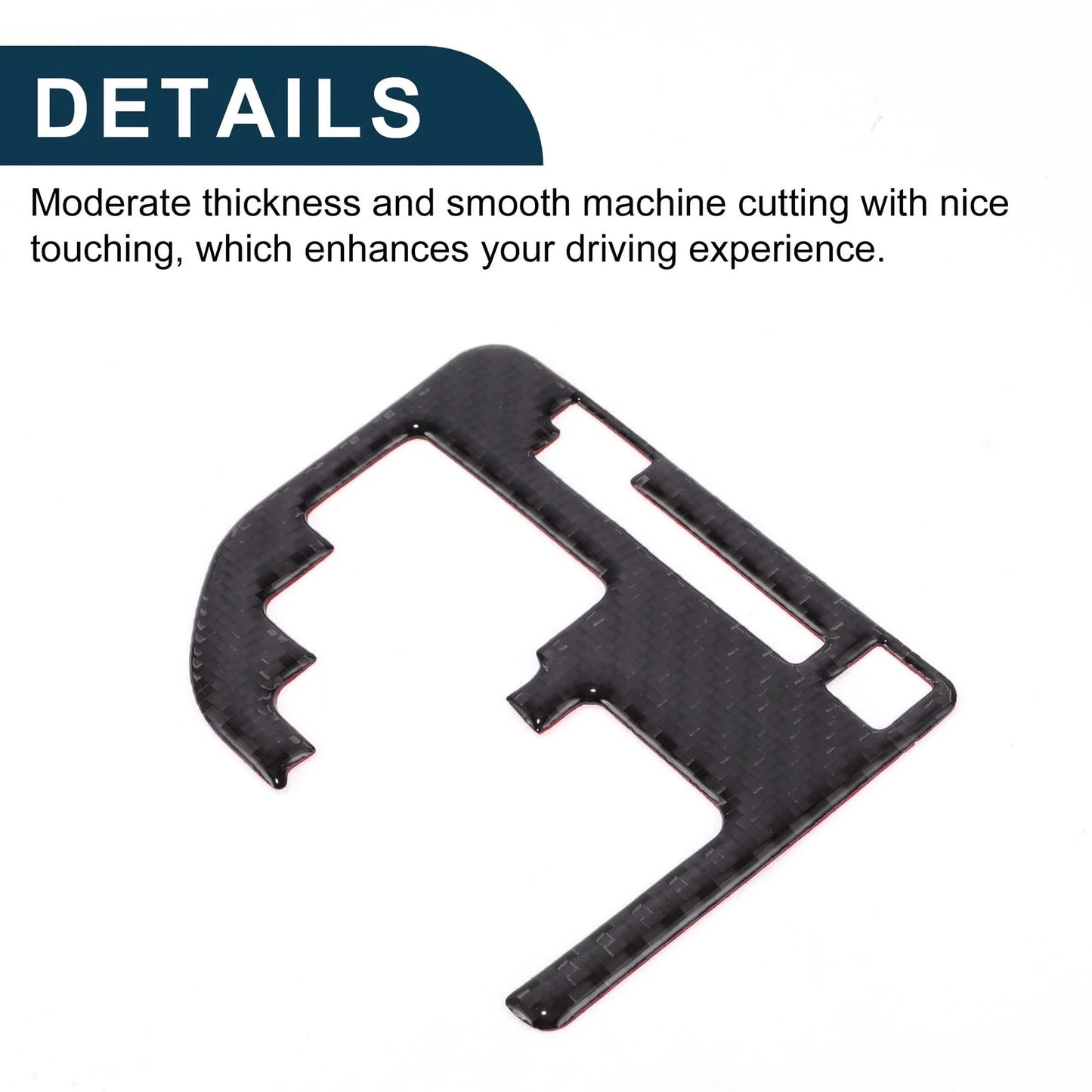 Car Gear Shift Box Panel Decal for Toyota Tundra (2014-2018) - Black Carbon Fiber