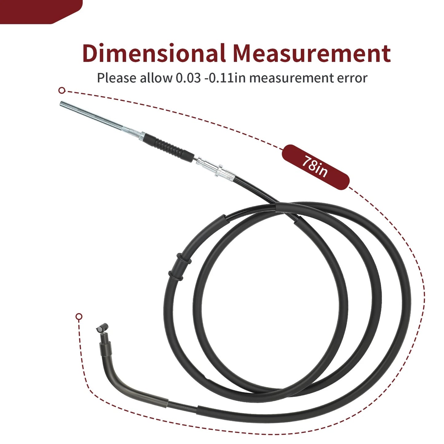 Rear Park Hand Brake Cable for Suzuki Eiger (2003–2007)