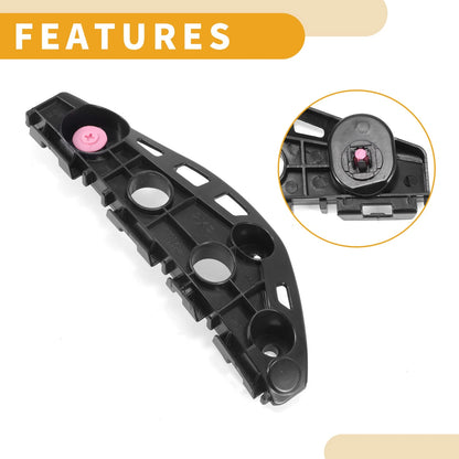 LH Front Bumper Support Bracket for Lexus RX350 (2013-2015) 1 Pc Black ABS